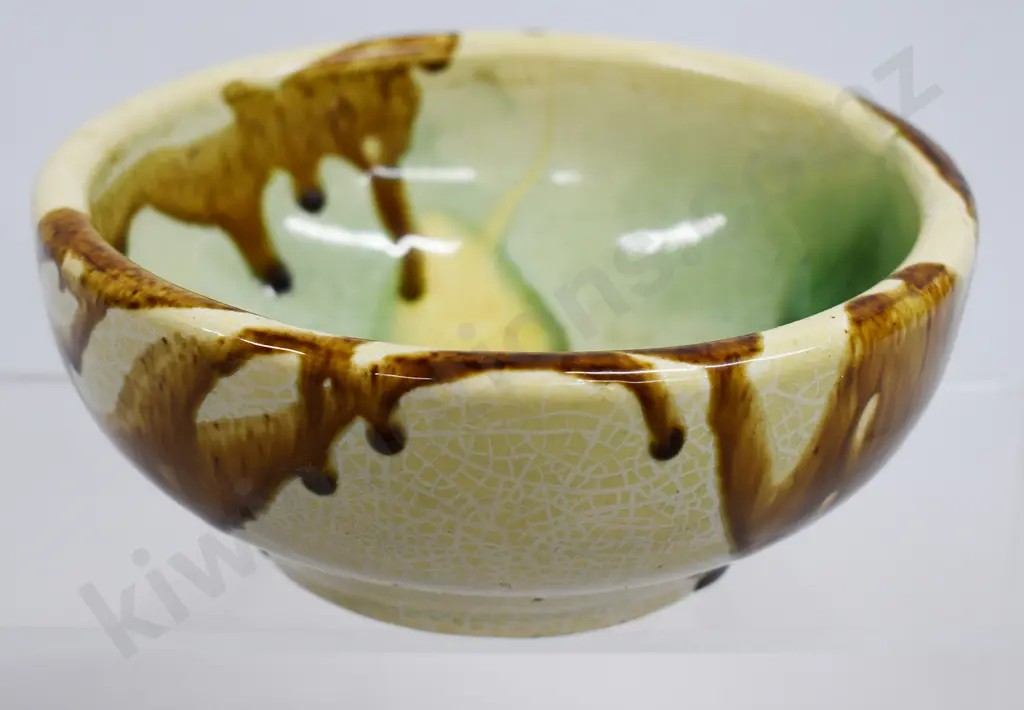 AMBRICO CROWN LYNN WW2 ARMY CEREAL BOWL Image 1++
