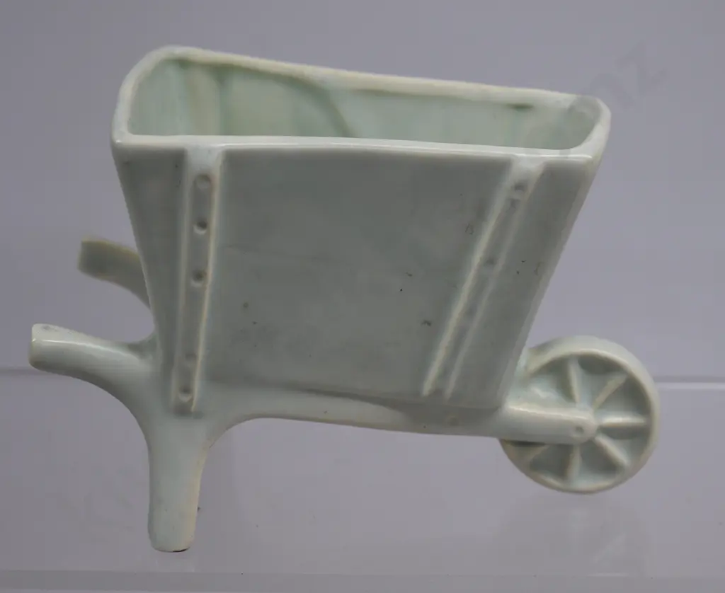 CROWN LYNN  WHEELBARROW MINT GREEN Image 1++