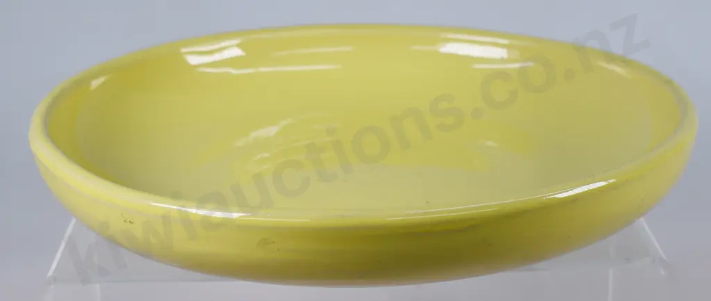 NZI YELLOW GLAZED FLOT BOWL Image 1++