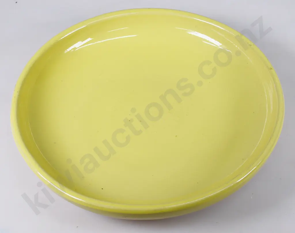 NZI YELLOW GLAZED FLOT BOWL Image 1++