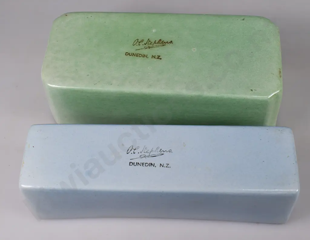 O C STEPHENS DUNEDIN TROUGH VASES Image 1++