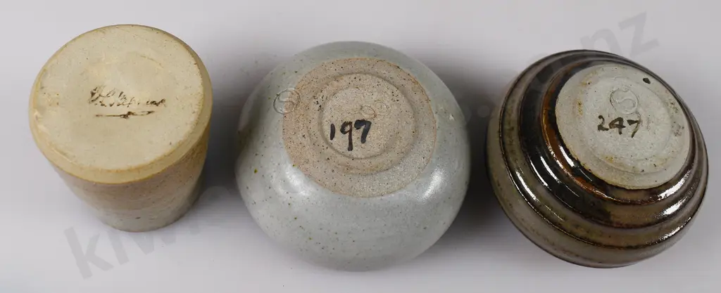 O C STEPHENS DUNEDIN STONEWARE VASES, DISHES Image 1++
