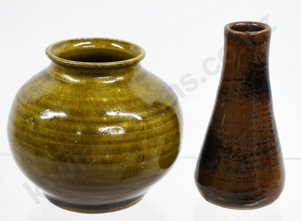 O C STEPHENS DUNEDIN STONEWARE VASES, DISHES Image 1++