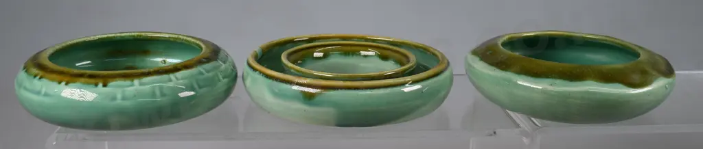 CROWN LYNN ASSORTED TROUGH VASES Image 1++