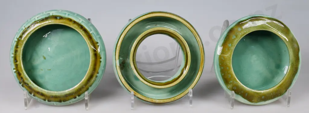 CROWN LYNN ASSORTED TROUGH VASES Image 1++