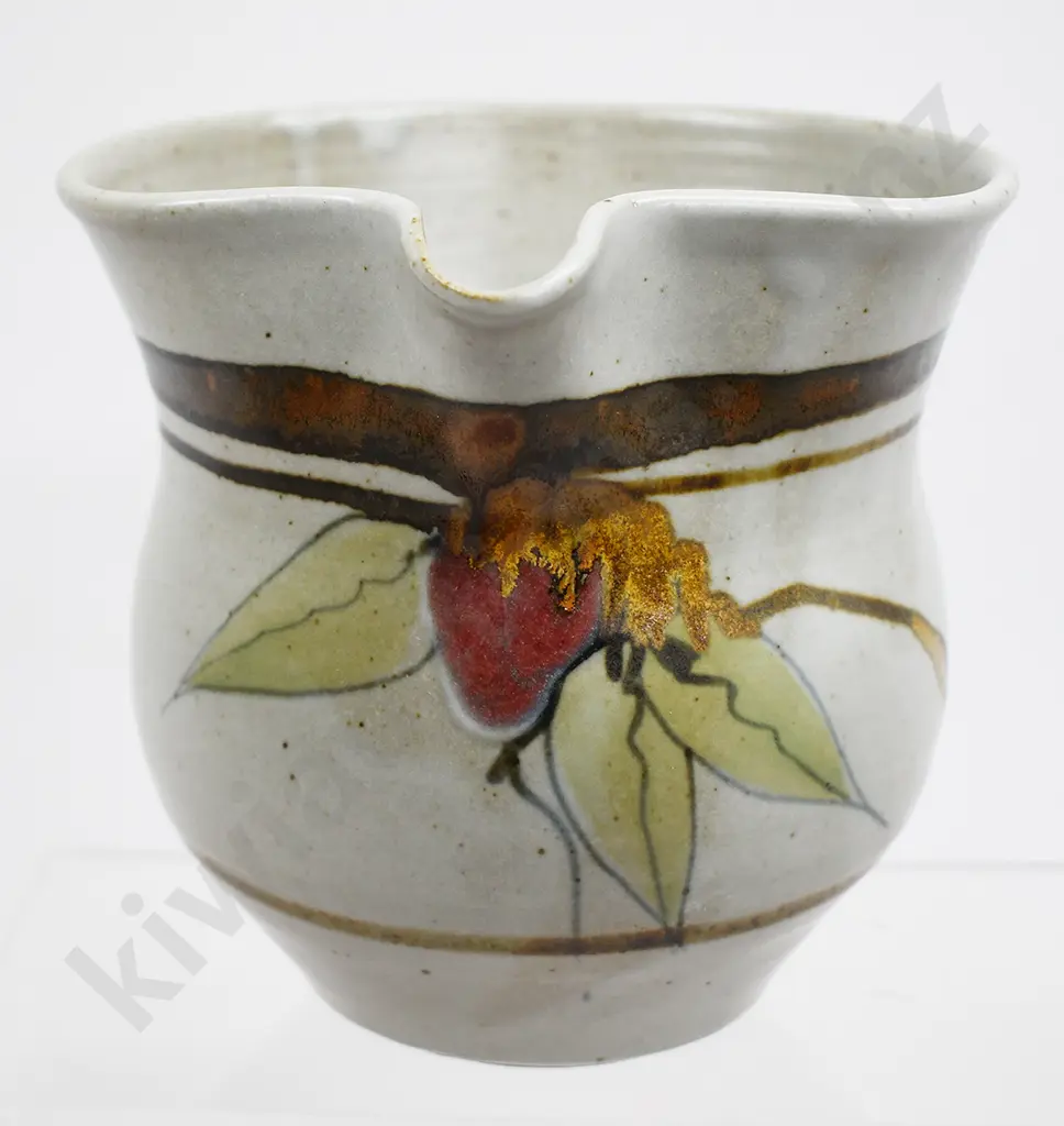 NEIL GRANT DUNEDIN, STUDIO POTTERY VASES & JUG Image 1++