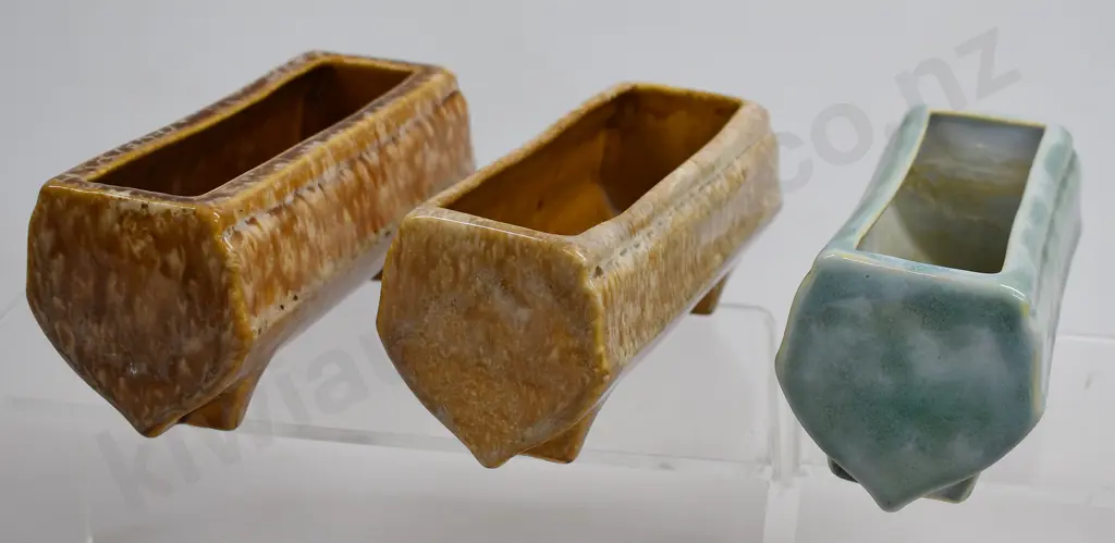 CROWN LYNN TROUGH VASES Image 1++