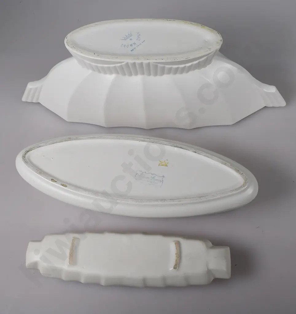 CROWN LYNN TROUGH VASES Image 1++