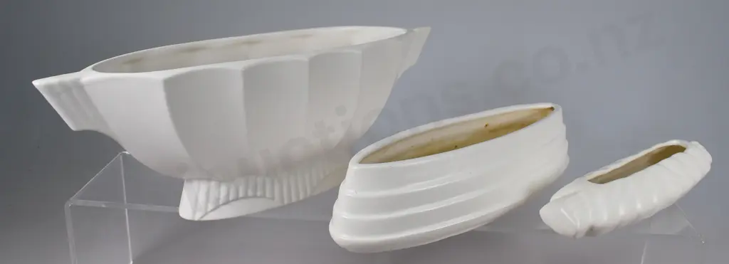 CROWN LYNN TROUGH VASES Image 1++