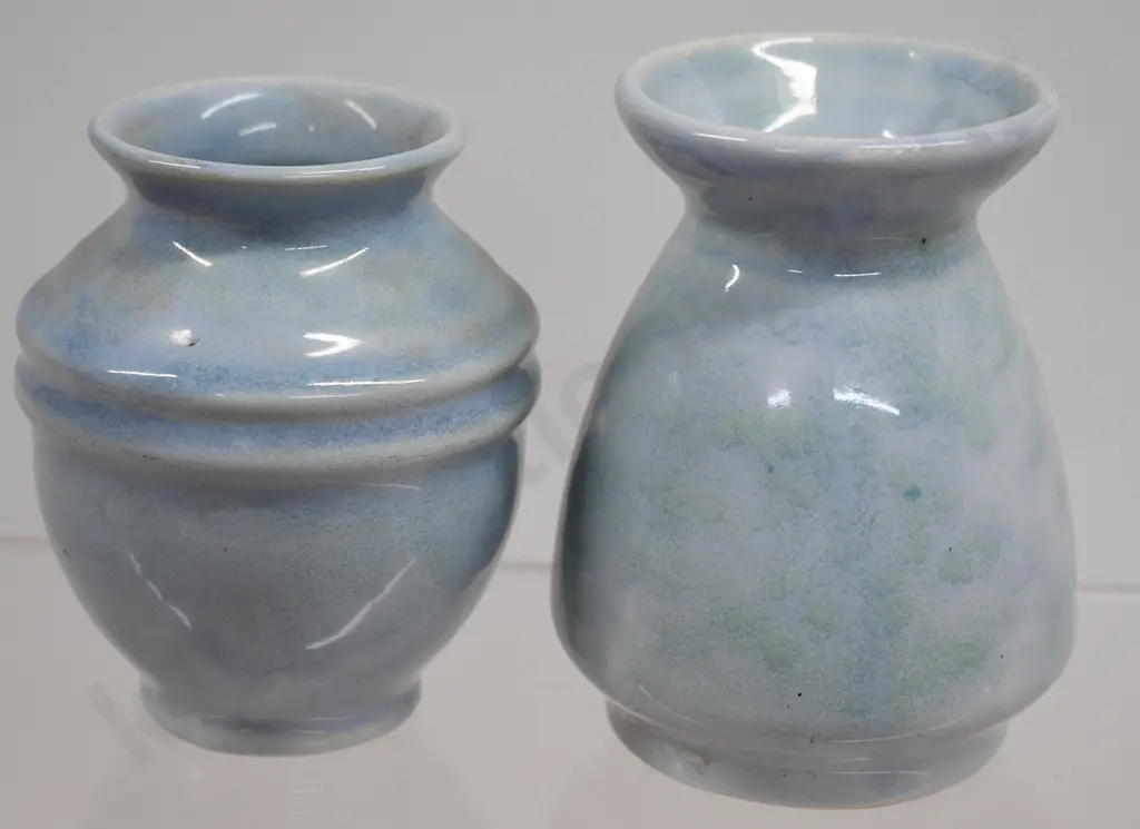 CROWN LYNN BLUE MINI VASES Image 1++