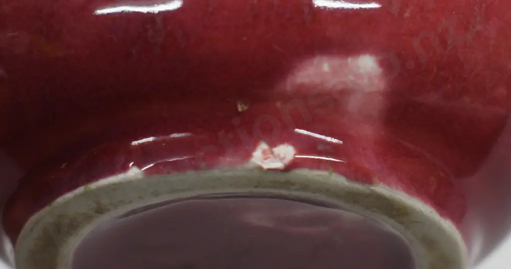 CROWN LYNN RHUBARB GLAZE MINI VASES Image 1++