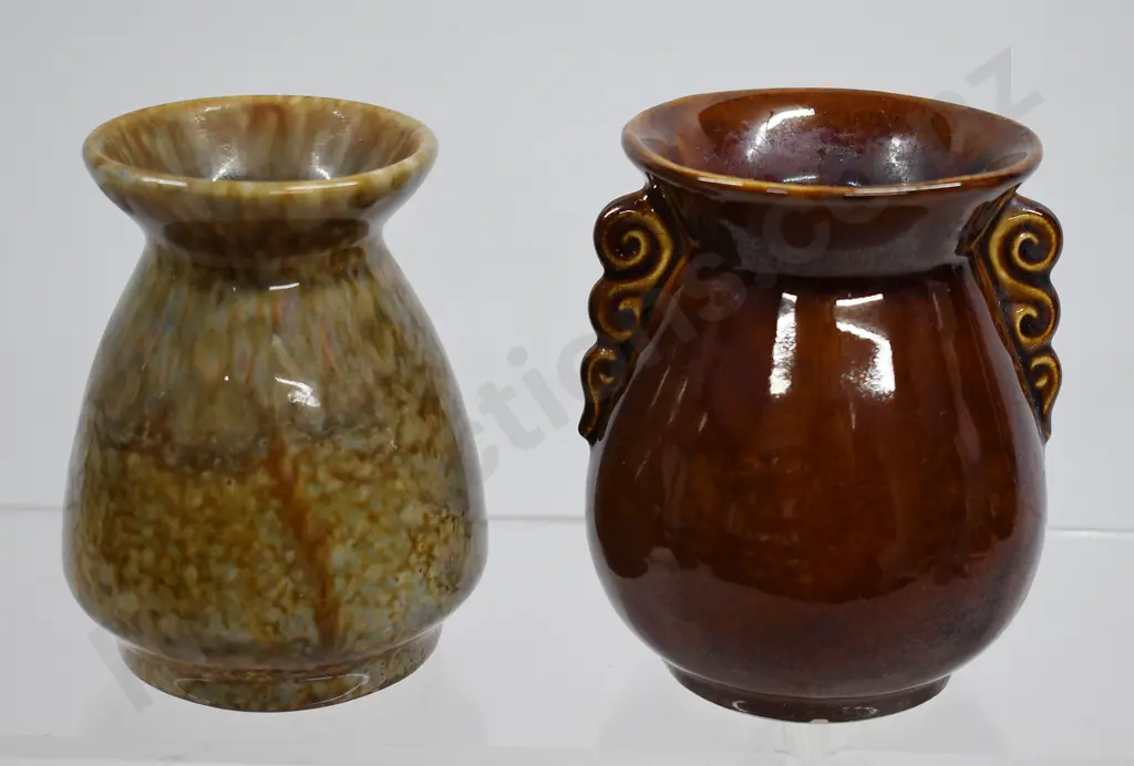 CROWN LYNN GLAZED MINI VASES Image 1++