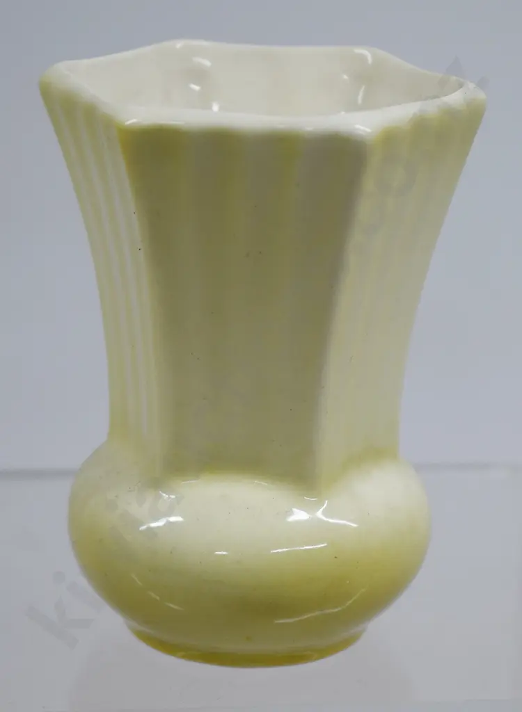 CROWN LYNN CHARTREUSE GLAZE MINI VASES Image 1++