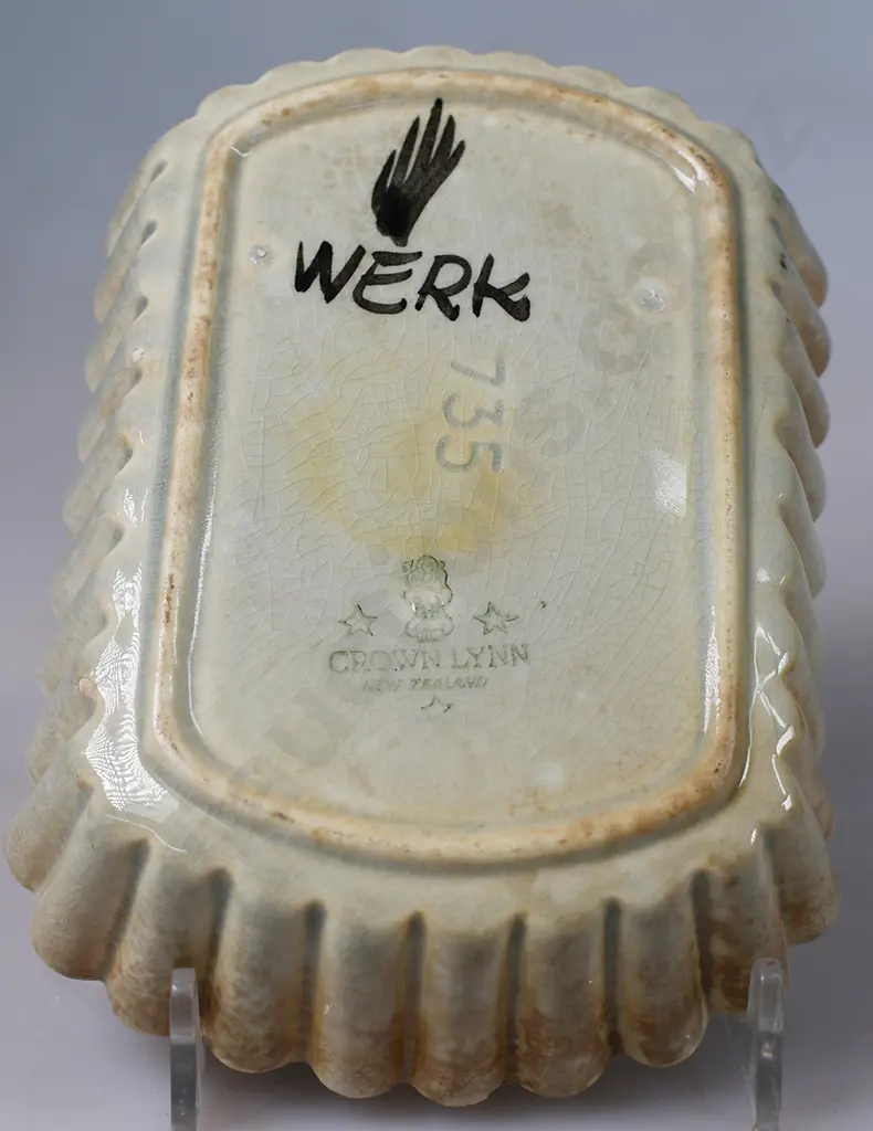 CROWN LYNN 'WERK' POTTERY DISH Image 1++