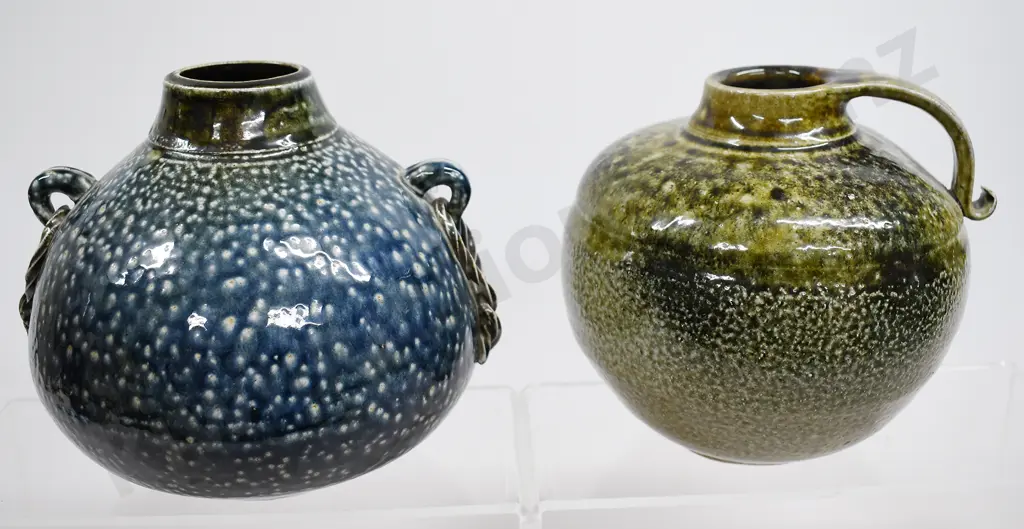 HILLARY LAKEMAN STUDIO POTTERY VASES Image 1++