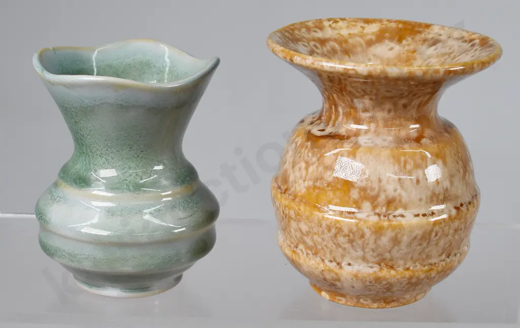 CROWN LYNN ASSORTED GLAZED MINI VASES Image 1++