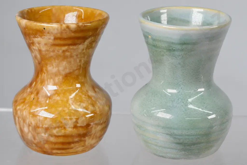 CROWN LYNN ASSORTED GLAZED MINI VASES Image 1++