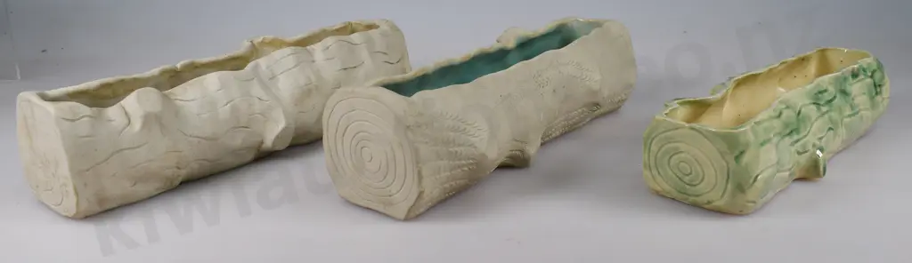 MOLLE' POTTERY TROUGH VASES Image 1++