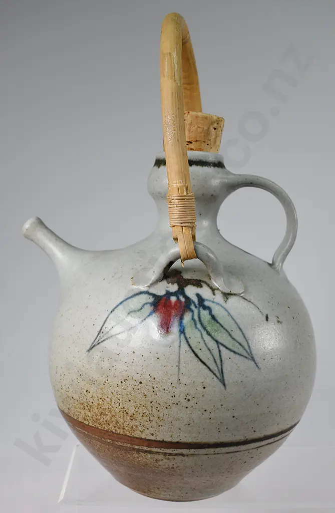 NEIL GRANT DUNEDIN, STUDIO POTTERY OIL POURER POT & VASE Image 1++