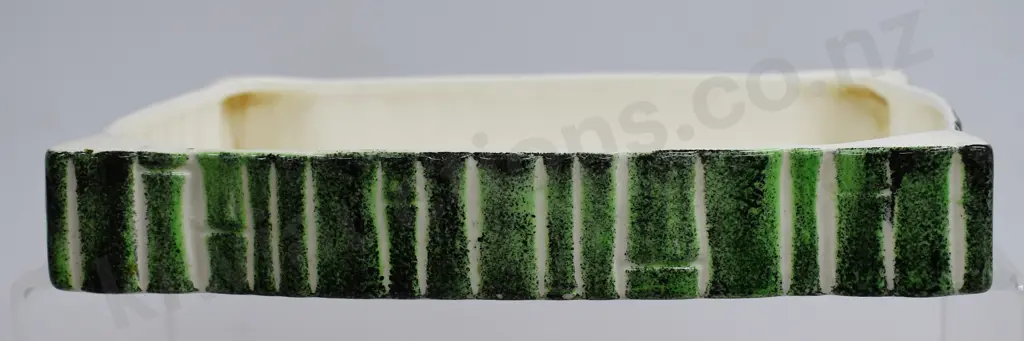 CROWN LYNN BAMBOO BOWL & TRINKET POT Image 1++