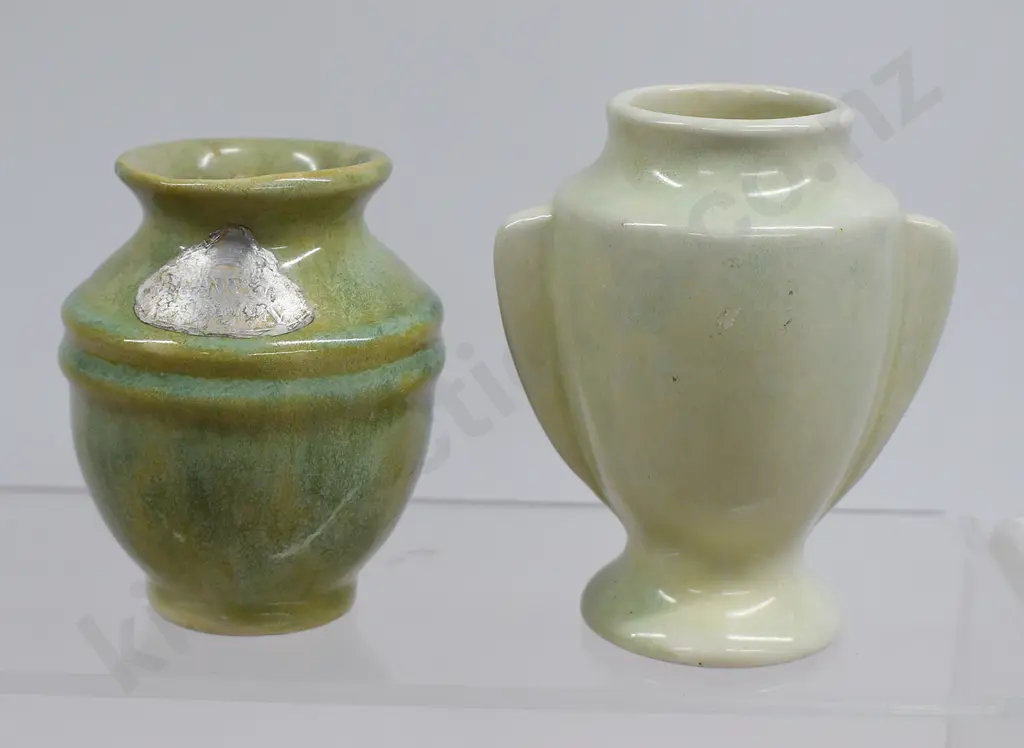 CROWN LYNN GLAZED MINI VASES Image 1++