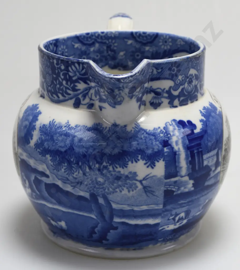 AINSLIE’S WHISKY CHINA ADVERTISING WATER JUG Image 1++