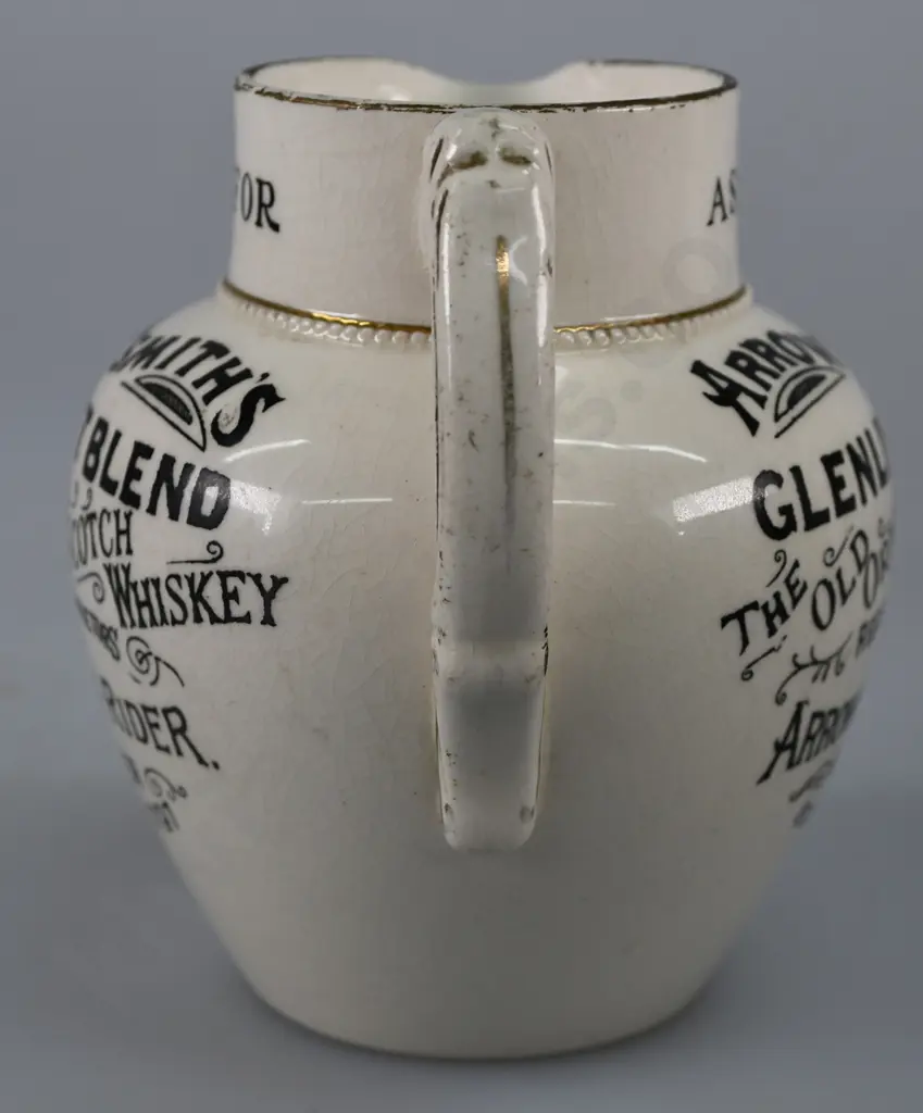 ARROWSMITH'S GLENLIVET BLEND WHISKEY WATER JUG Image 1++