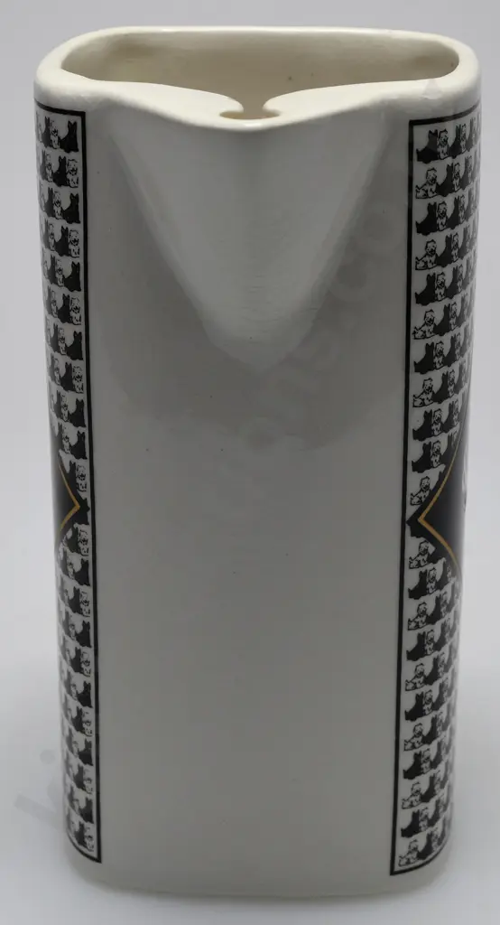 BLACK & WHITE WHISKY WATER JUG Image 1++
