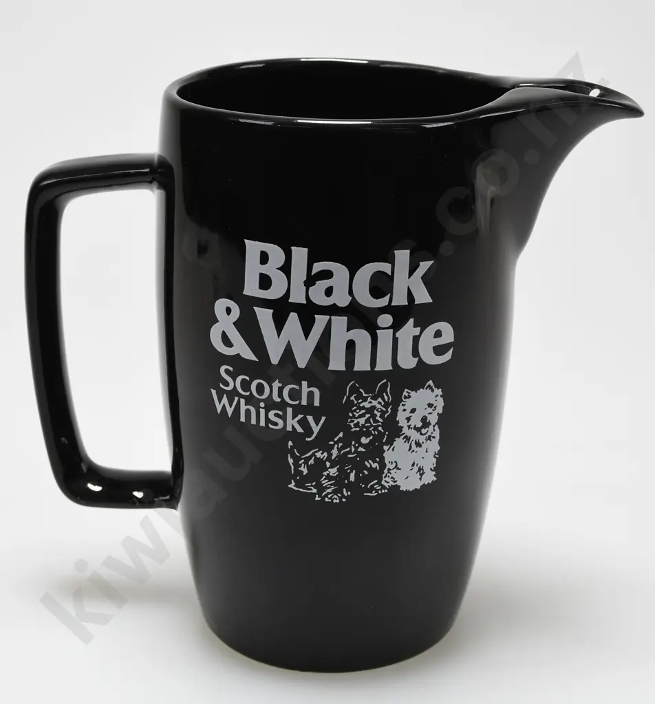 BLACK & WHITE WHISKY WATER JUGS Image 1++