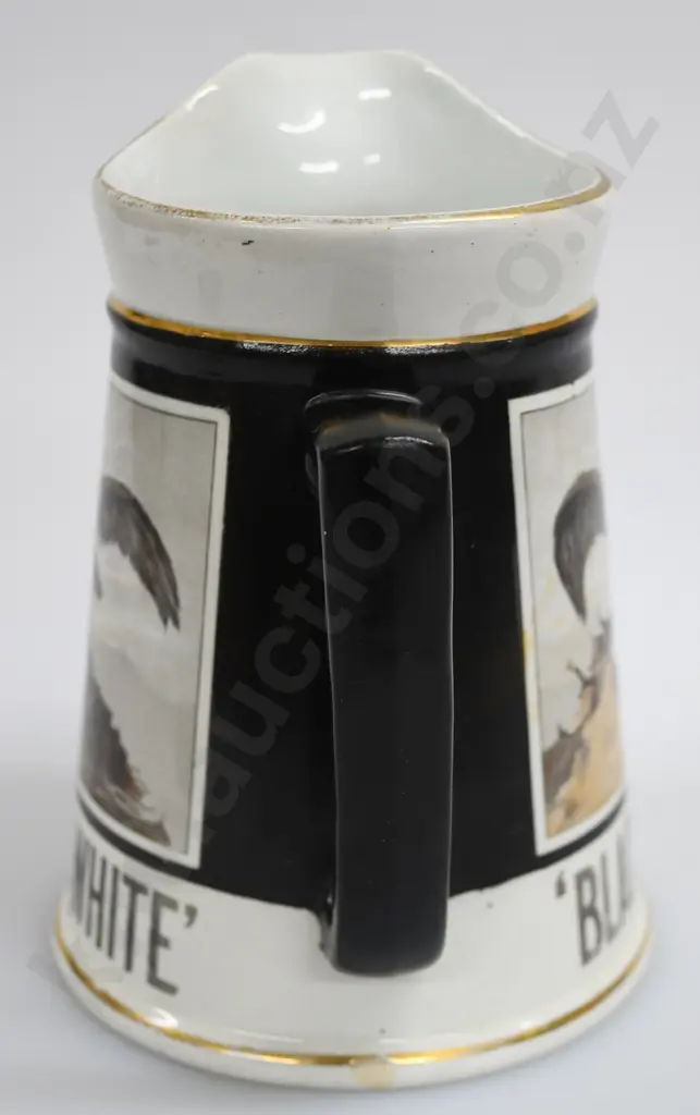 BUCHANAN'S BLACK & WHITE WHISKY WATER JUG Image 1++