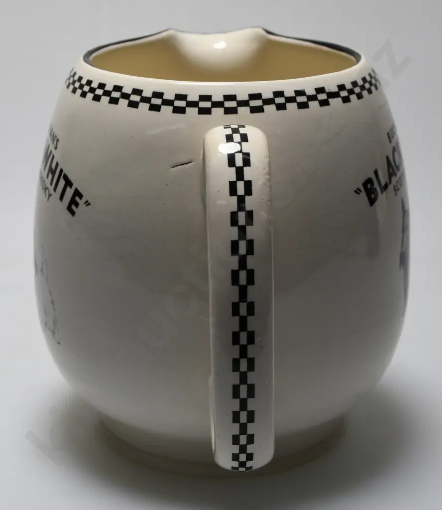 BUCHANAN'S BLACK & WHITE WHISKY WATER JUG Image 1++