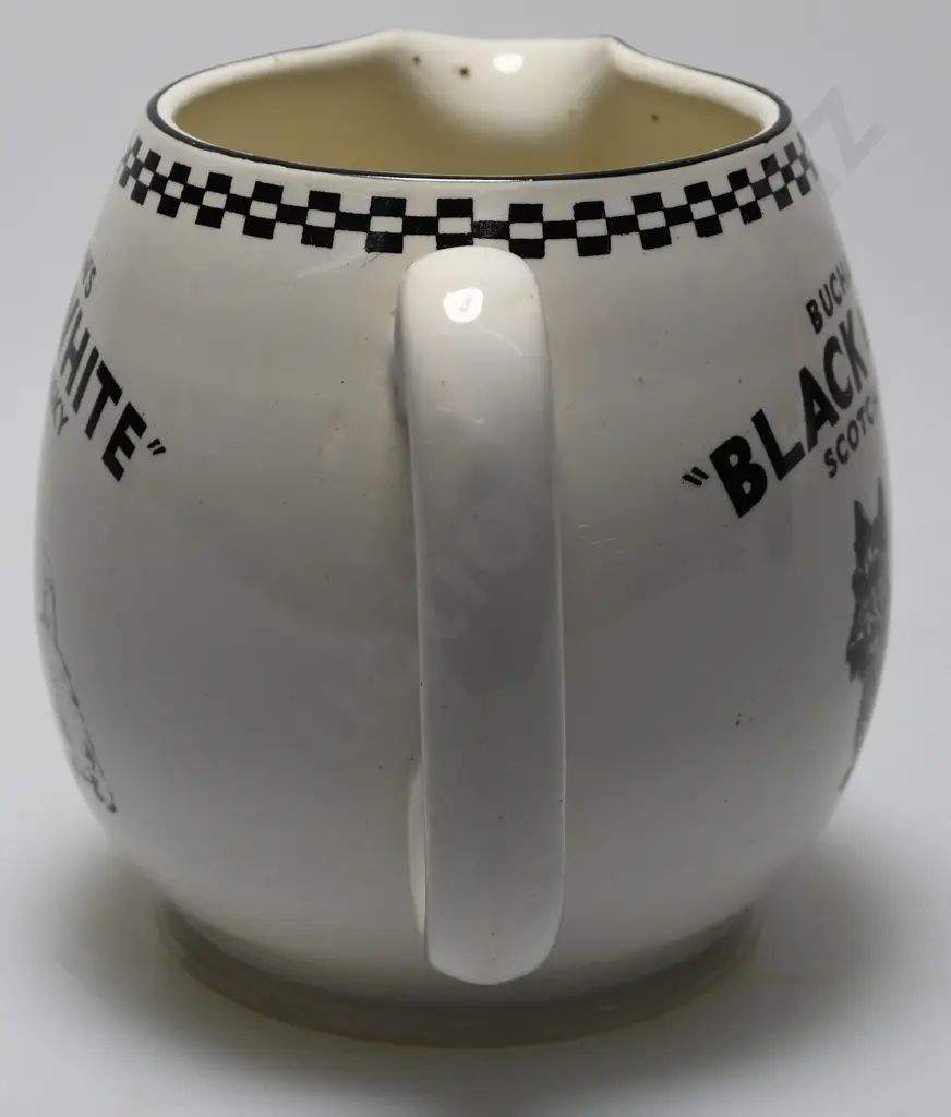 BUCHANAN'S BLACK & WHITE WHISKY WATER JUG Image 1++