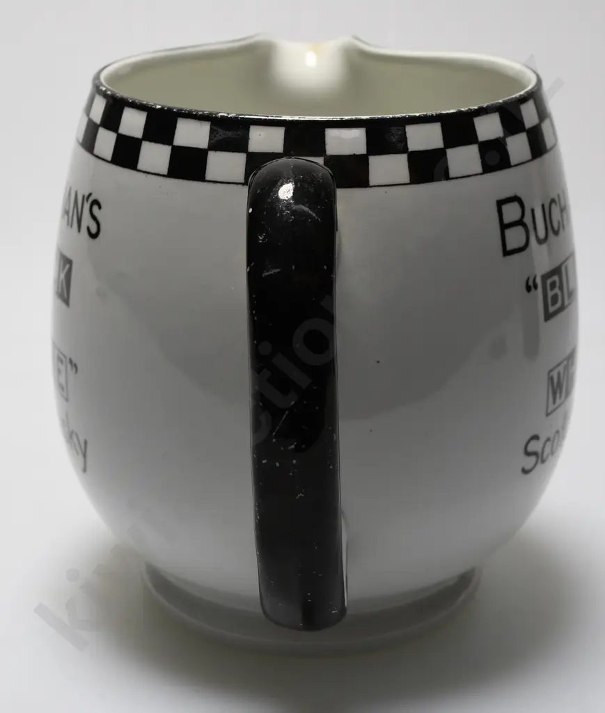 BUCHANAN'S BLACK & WHITE WHISKY WATER JUG Image 1++