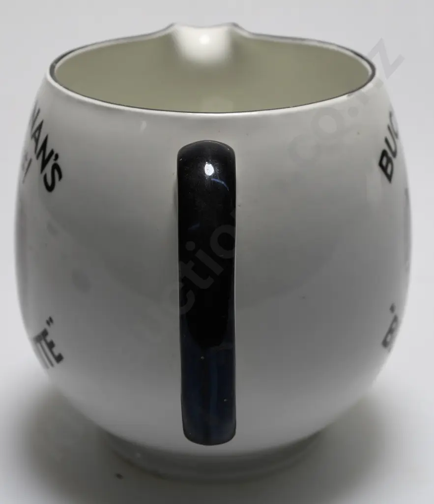 BUCHANAN'S BLACK & WHITE WHISKY WATER JUG Image 1++