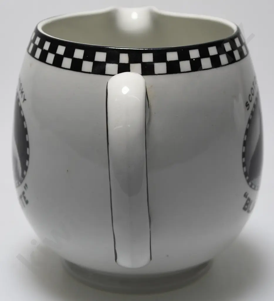 BLACK & WHITE WHISKY WATER JUG Image 1++