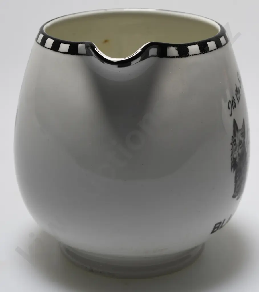BLACK & WHITE WHISKY WATER JUG Image 1++