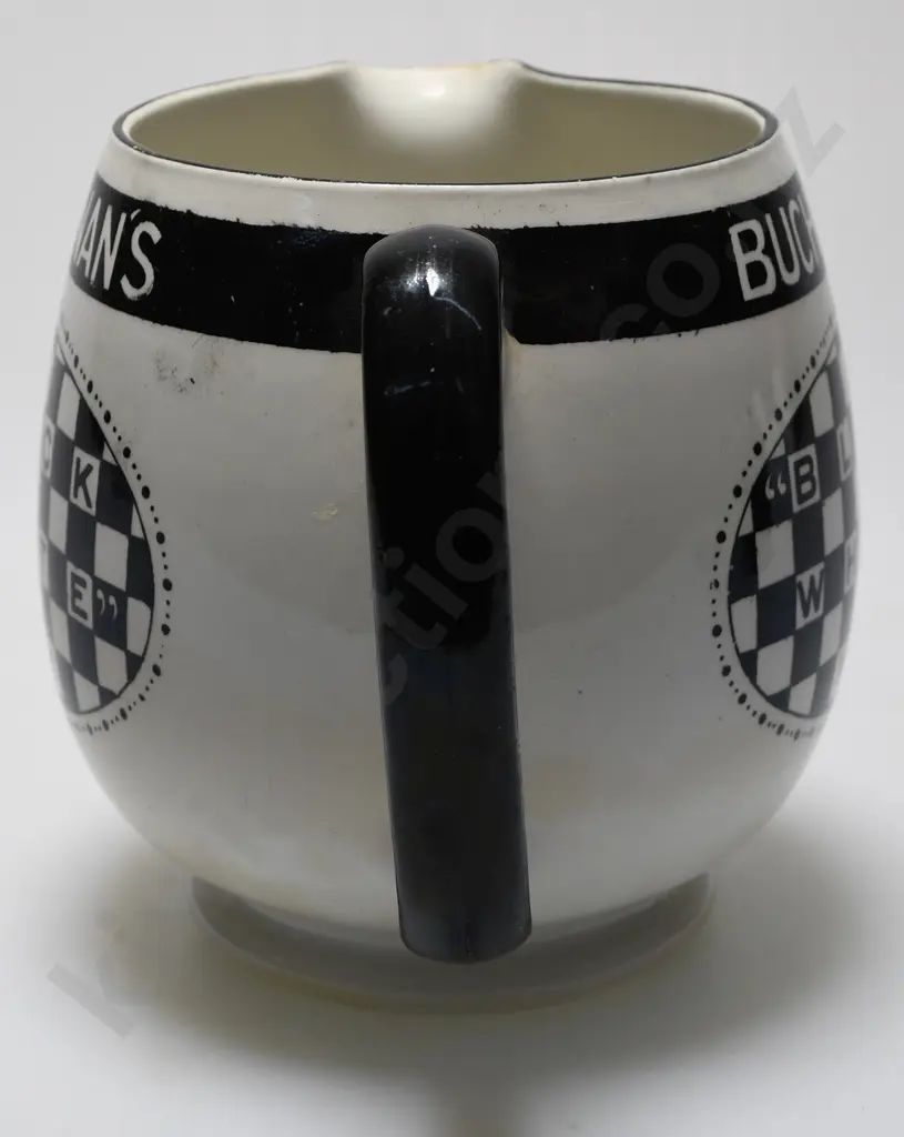 BUCHANAN'S BLACK & WHITE WHISKY WATER JUG Image 1++