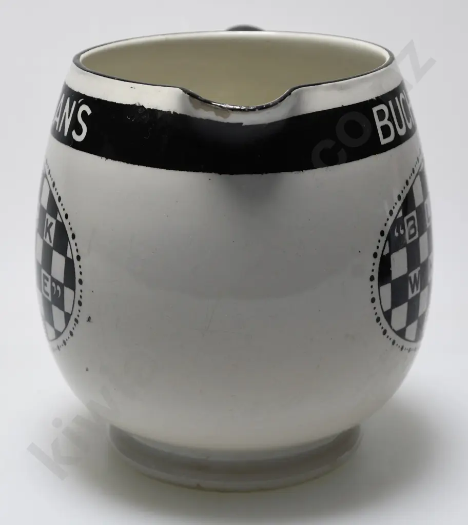 BUCHANAN'S BLACK & WHITE WHISKY WATER JUG Image 1++