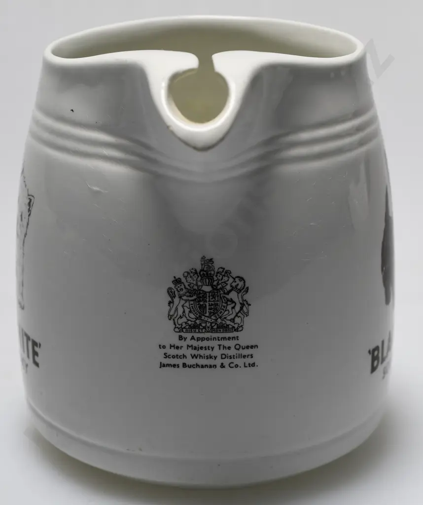 BUCHANAN'S BLACK & WHITE WHISKY WATER JUGS Image 1++