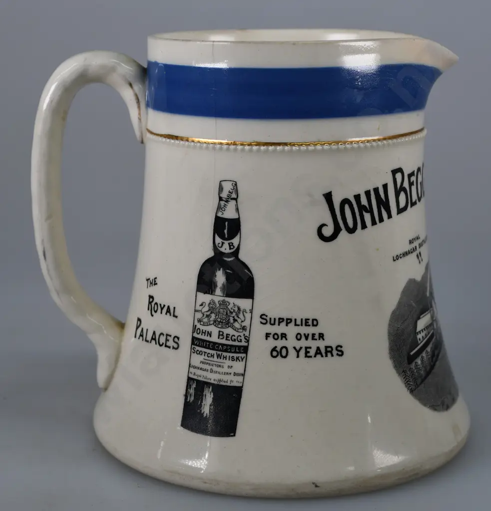 JOHN BEGG WHISKY WATER JUG Image 1++