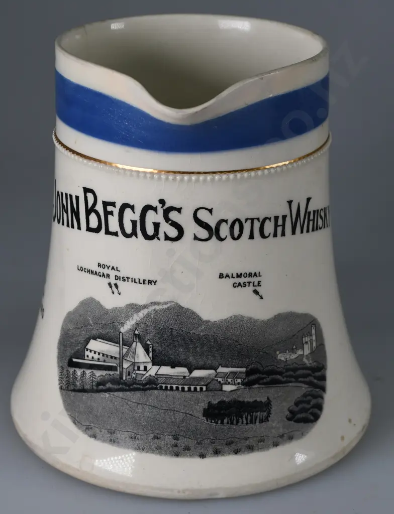 JOHN BEGG WHISKY WATER JUG Image 1++