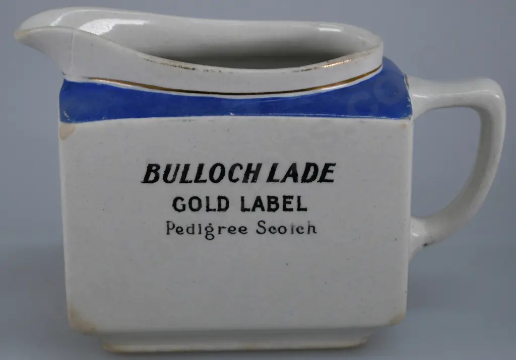 BULLOCH LADE ADVERTISING WHISKY WATER JUG Image 1++