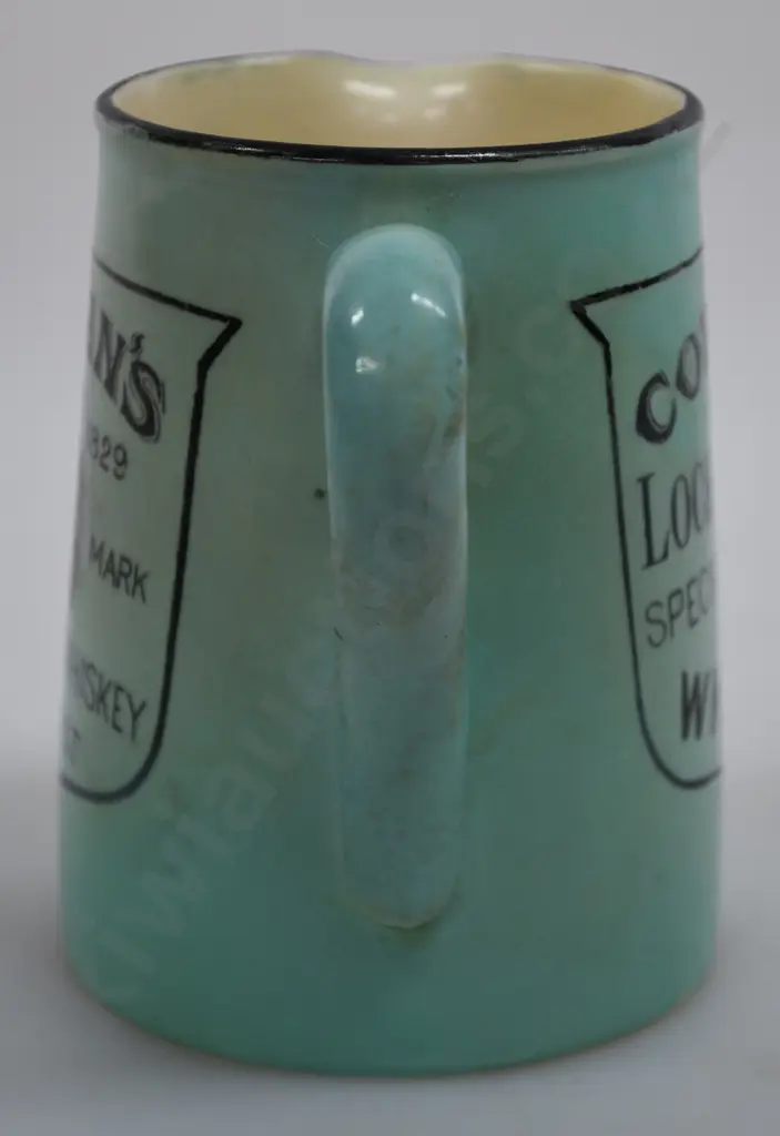 COWAN'S OLD IRISH WHISKEY WATER JUG Image 1++