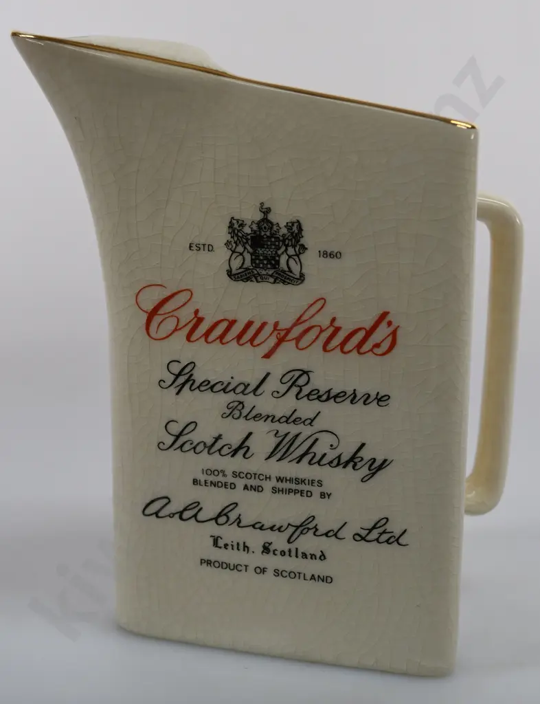 CRAWFORD'S SCOTCH WHISKY WATER JUG Image 1++
