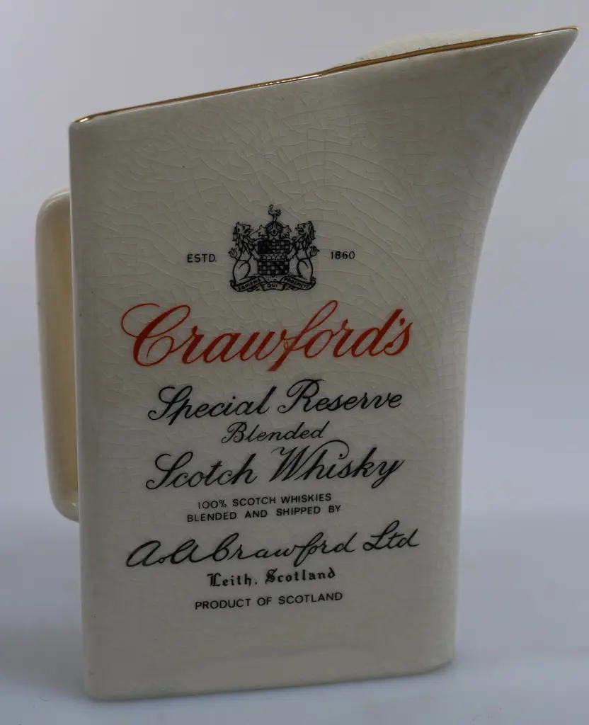 CRAWFORD'S SCOTCH WHISKY WATER JUG Image 1++