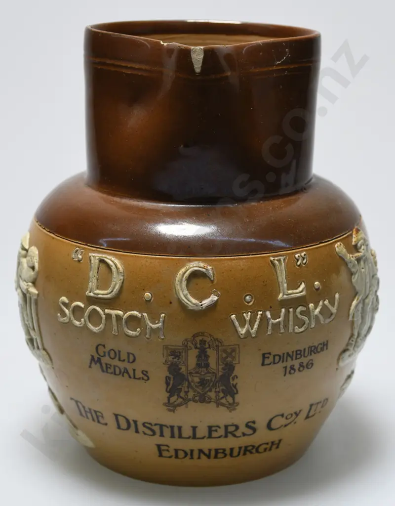 DCL SCOTCH WHISKY STONEWARE JUG Image 1++