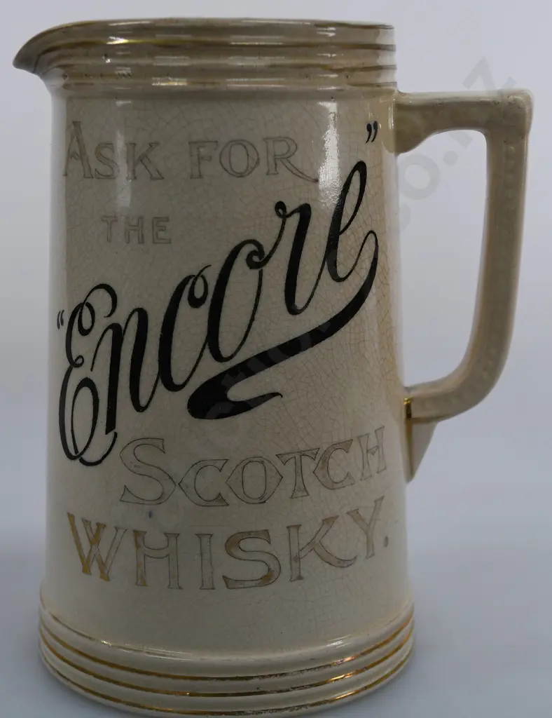 ENCORE SCOTCH WHISKY WATER JUG Image 1++