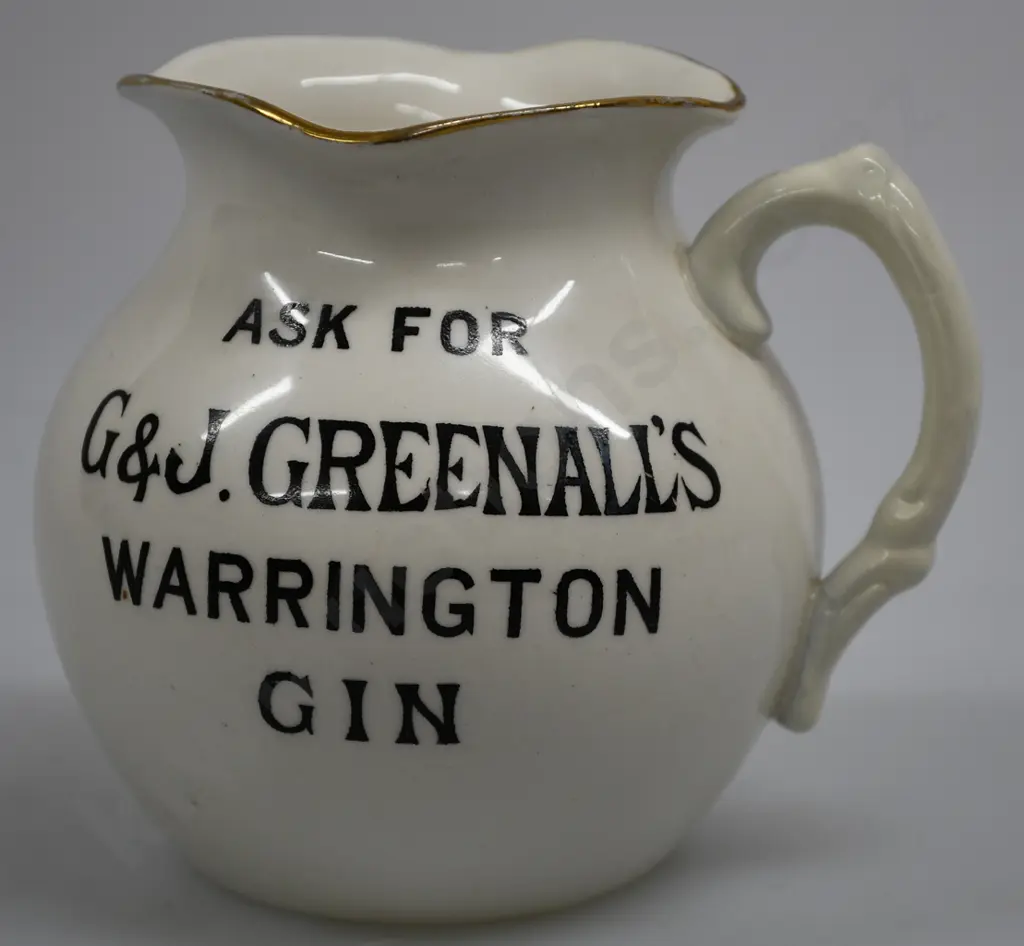GREENALL'S WARRINGTON WHISKY WATER JUG Image 1++