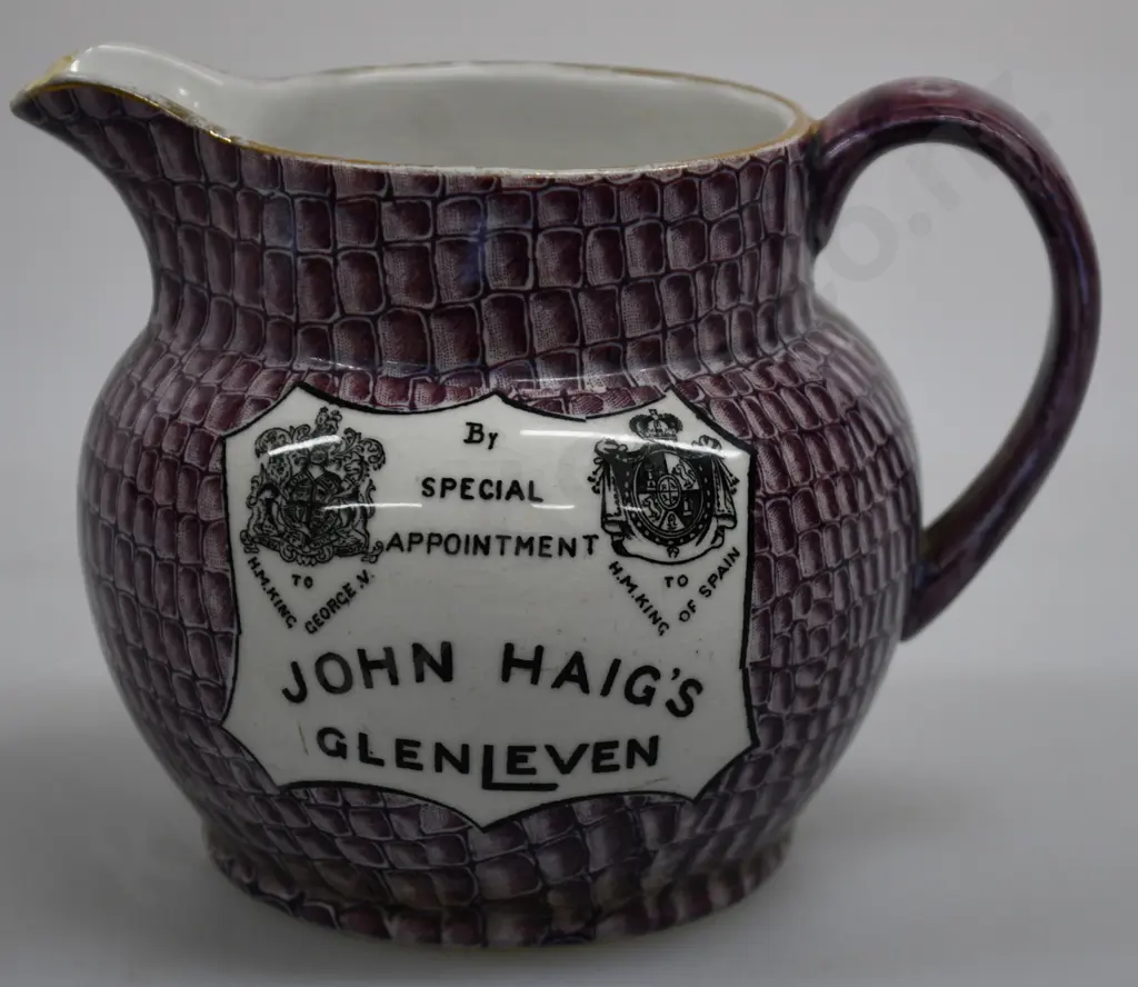JOHN HAIG GLENLEVEN WHISKY WATER JUG Image 1++