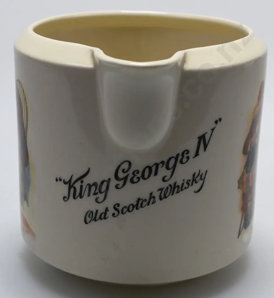 KING GEORGE IV SCOTCH WHISKY ADVERTISING JUG Image 1++